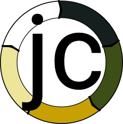 Jordan Crandell Initials logo for Lifecycle Marketing circle behind initials